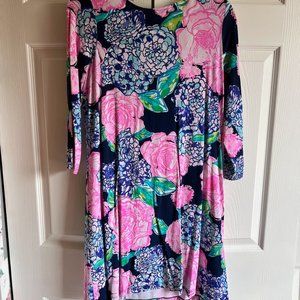 Lilly Pulitzer Hydrangea T-Shirt Dress Size M